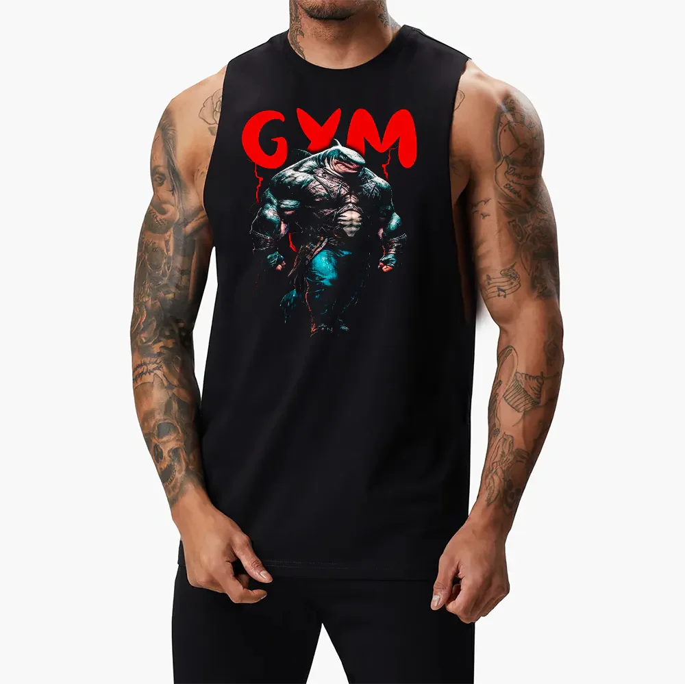 Koszulki Muscle Gym Shark