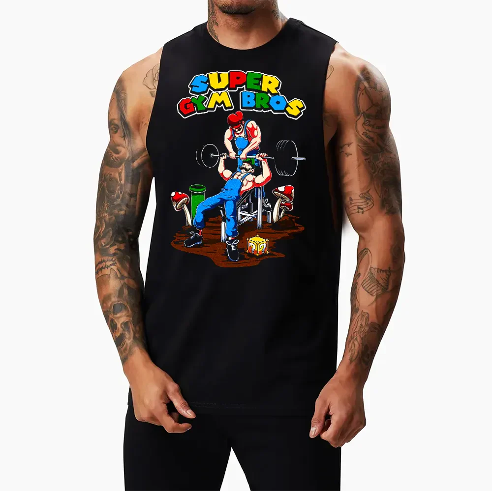Koszulki Muscle Super Gym Bros