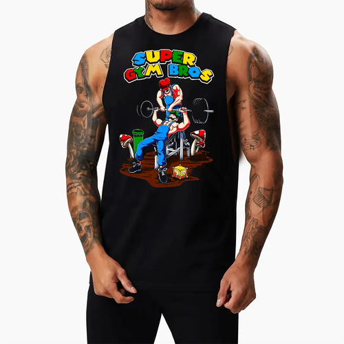 Koszulki Muscle Super Gym Bros