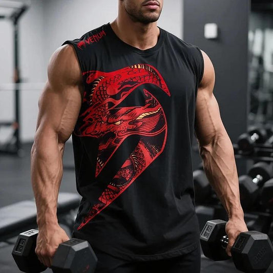 Koszulki Muscle Venu RedDragon