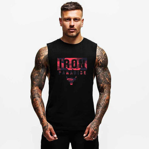 Muscle Podkoszulek Iron Paradise Red