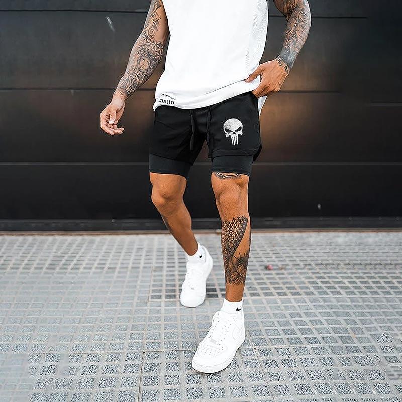 Spodnie Fitness Premium Skull n