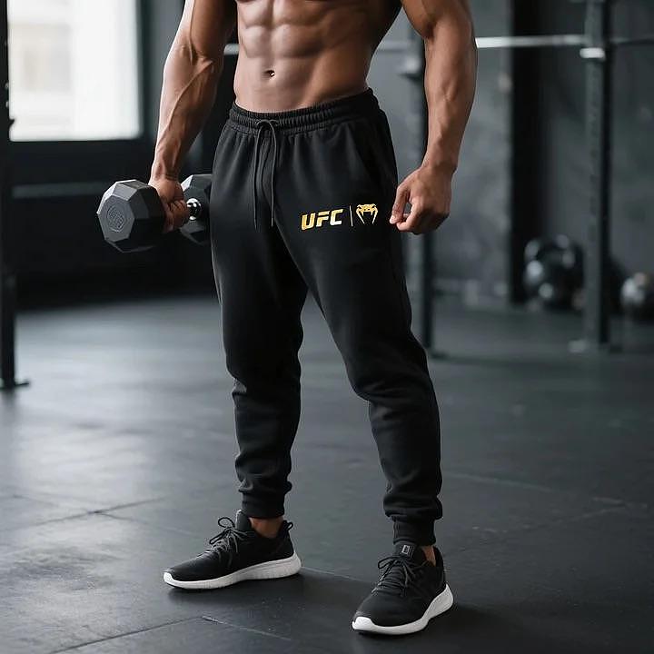 Spodnie OVERSIZED UFCVen Gold
