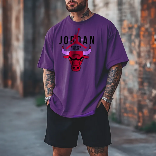 Premium Oversized Krótki strój JJJ prpl