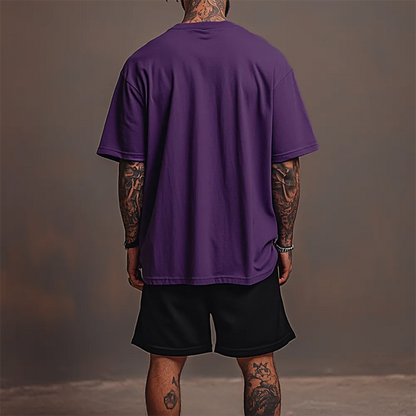 Premium Oversized Echipament krótki MonsterUFC prpl