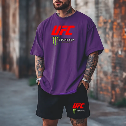 Premium Oversized Echipament krótki MonsterUFC prpl