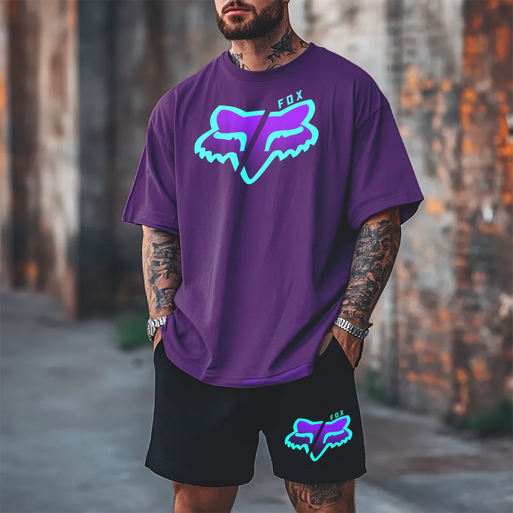 Premium Oversized Echipament krótki Foxxx P prpl