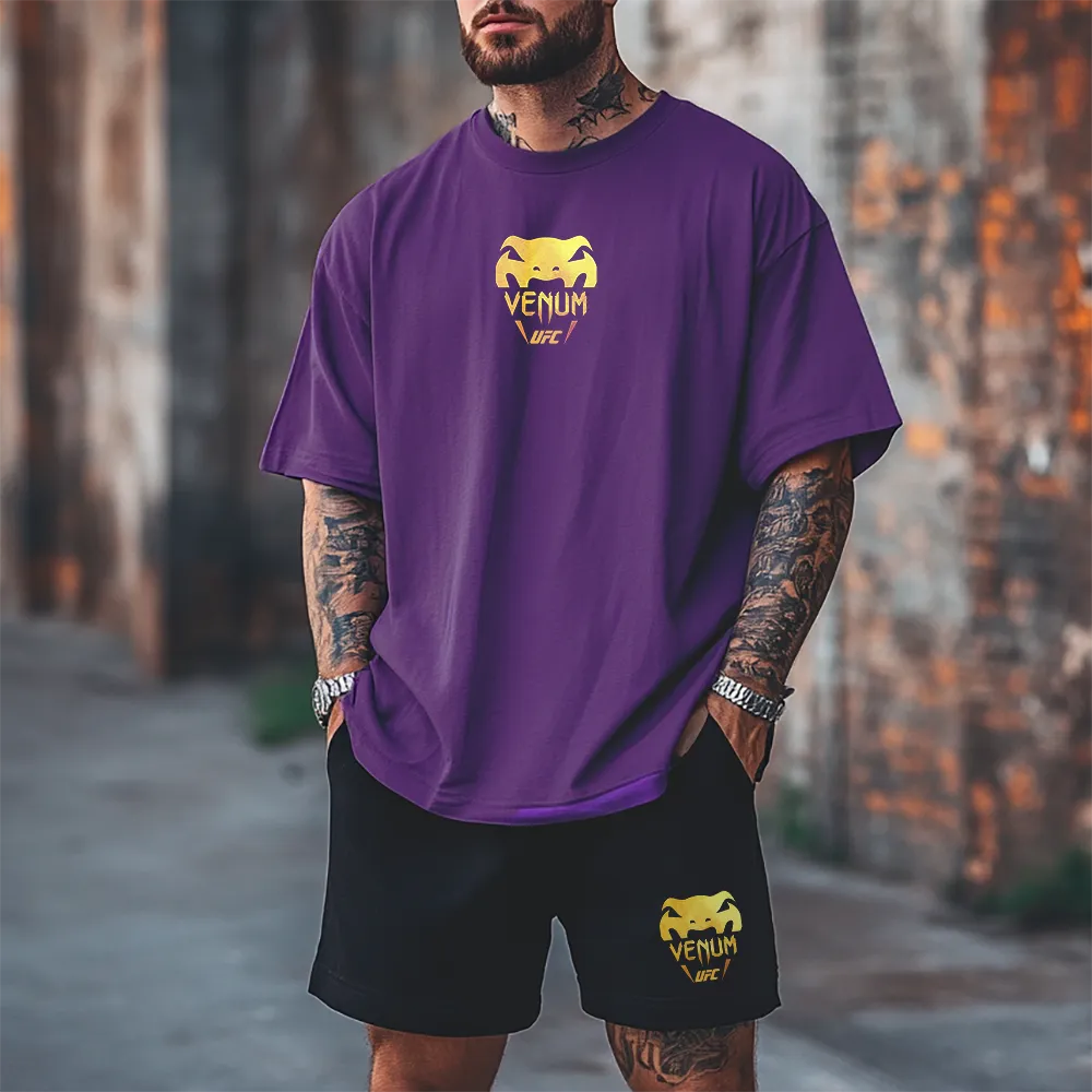 Premium Oversized Echipament krótki Venu Gold UFC