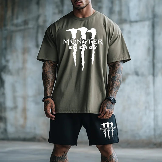 Premium Oversized Ekipunek krótki MonsterWh kha