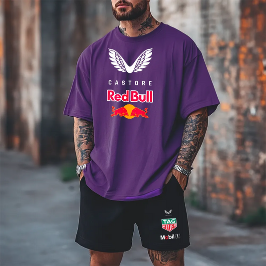 Premium Oversized Echipament krótki RedBull Racing prpl