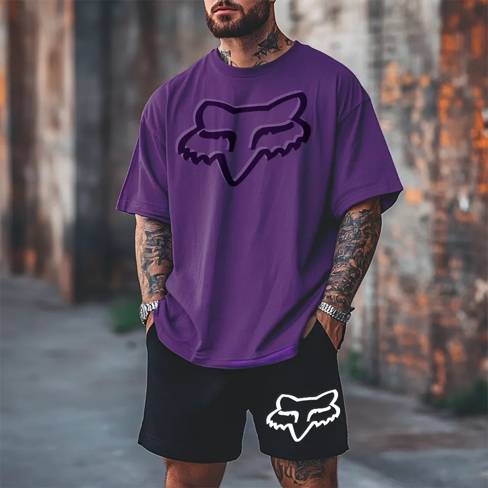 Premium Oversized Krótki strój GrayFoxxx prpl