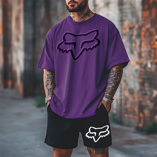 Premium Oversized Krótki strój GrayFoxxx prpl