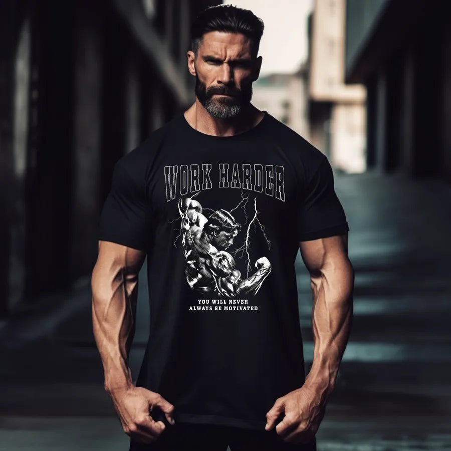 Koszulka Work Harder Arnold