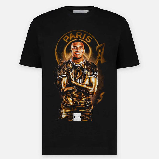 T-shirt Mbappe Gold
