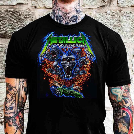 Koszulka Metallica Color Skull