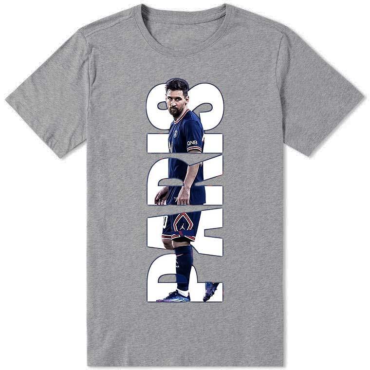 Koszulka Paris Messi Szara
