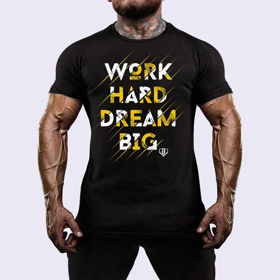 Koszulka Work Hard Dream Big