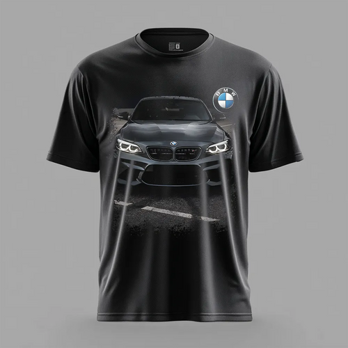 Koszulka sportowa z materiału oddychającego BMW