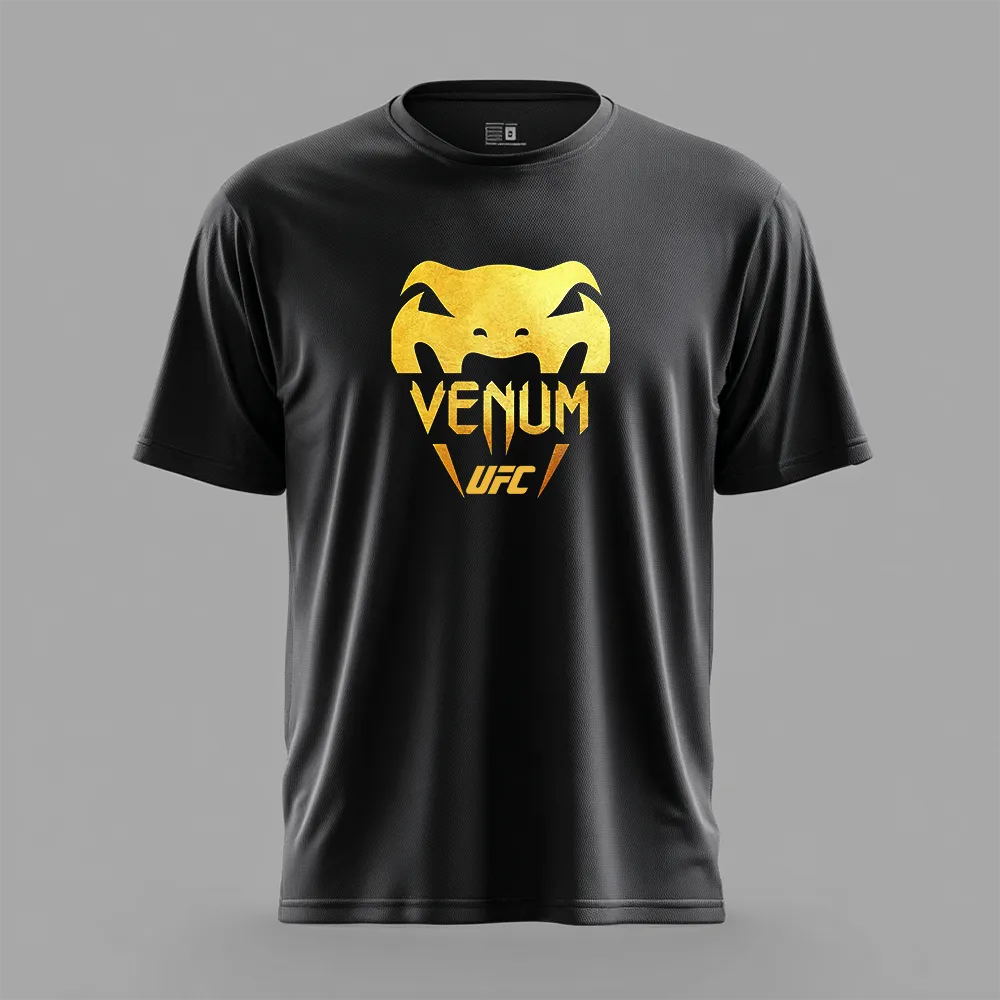 Koszulka sportowa z materiału oddychającego Venu Gold UFC