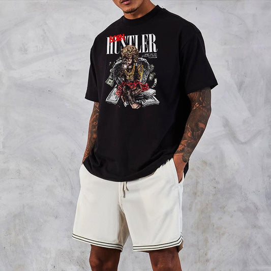 Koszulka Unisex Oversize Born Hustler