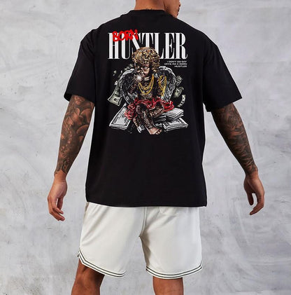 Koszulka Unisex Oversize Born Hustler