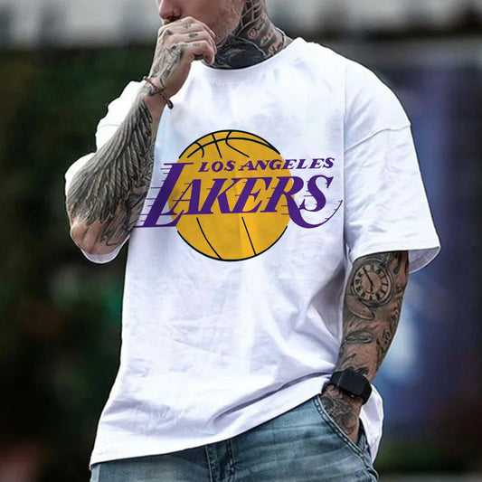 Koszulka Unisex Oversize Lakers wh