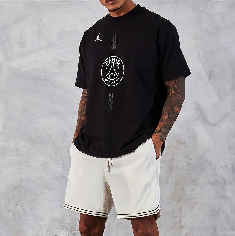 Koszulka Unisex Oversize PSG Szary