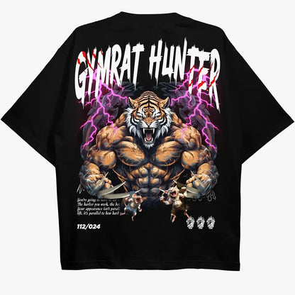 Koszulka Unisex Oversize Gym Rat Hunter