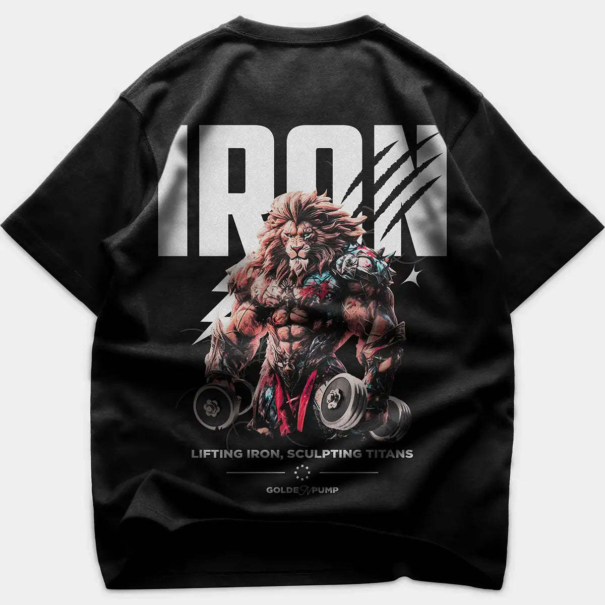 Koszulka Unisex Oversize Iron Lion