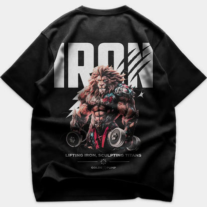 Koszulka Unisex Oversize Iron Lion