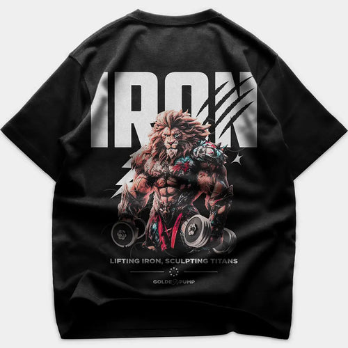 Koszulka Unisex Oversize Iron Lion