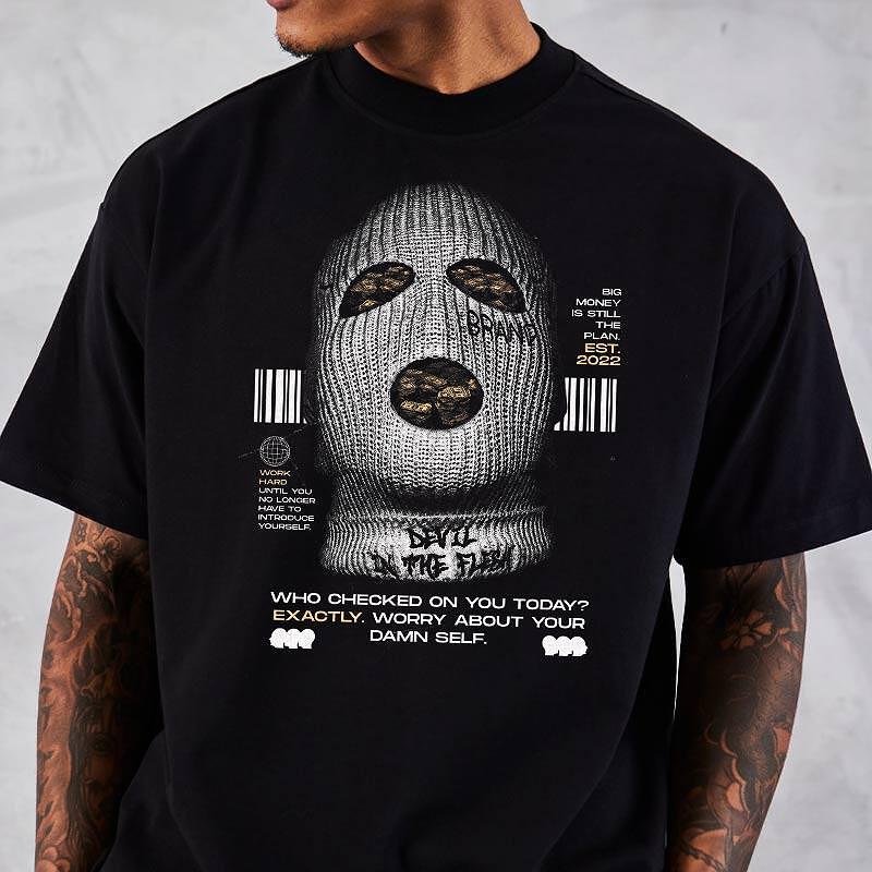 Koszulka Unisex Oversize Gangsta Devil