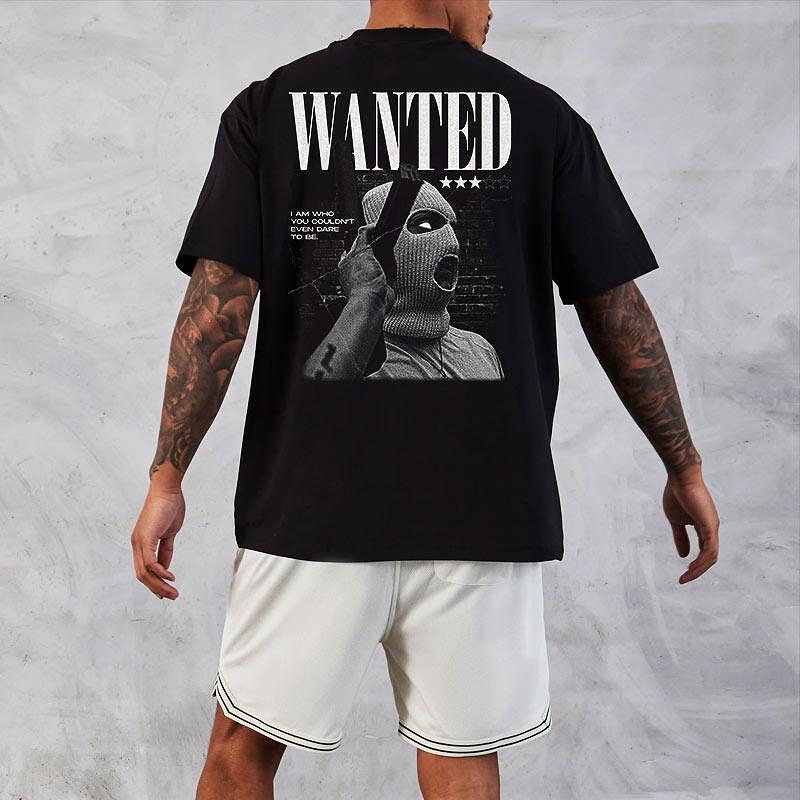 Koszulka Unisex Oversize Wanted