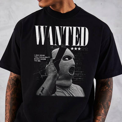 Koszulka Unisex Oversize Wanted