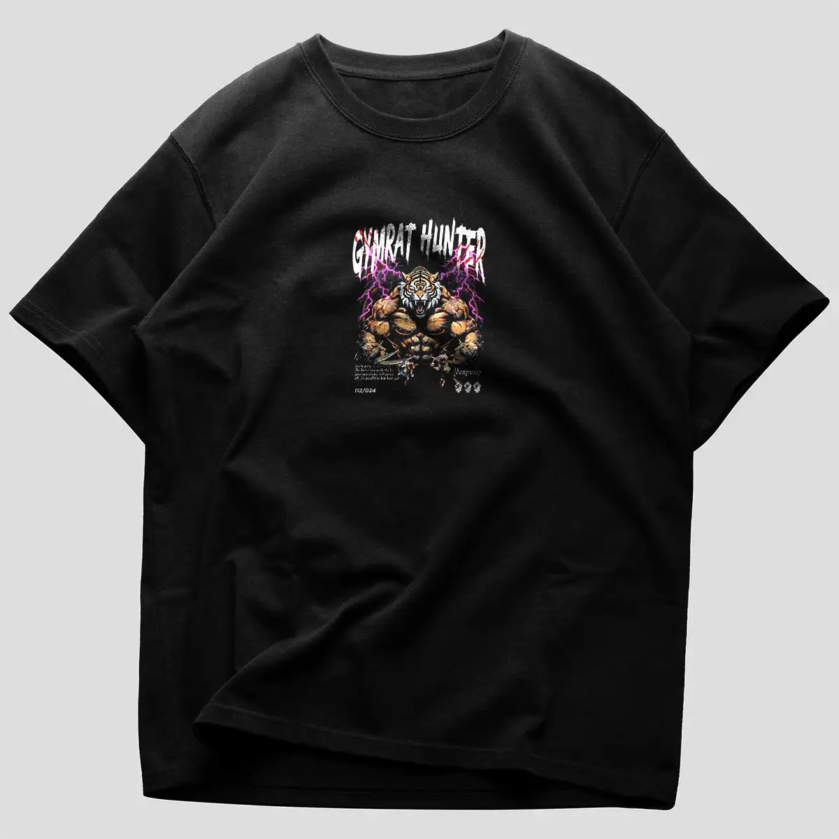 Koszulka Unisex Oversize Gym Rat Hunter