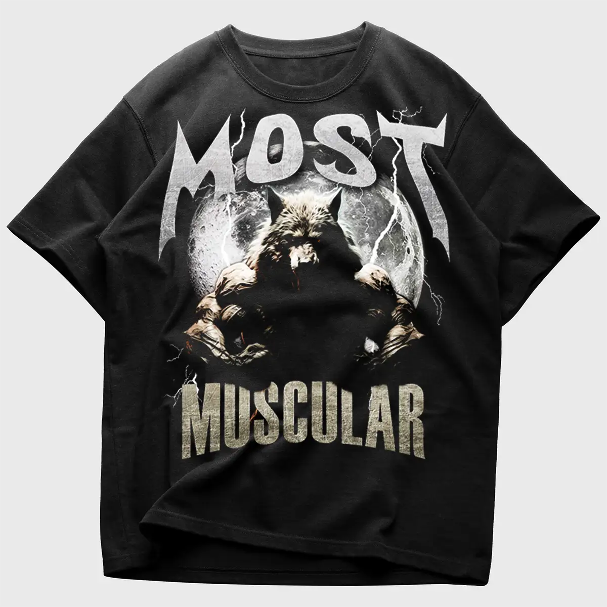 Koszulka Unisex Oversize Most Muscular