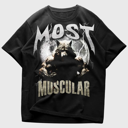 Koszulka Unisex Oversize Most Muscular