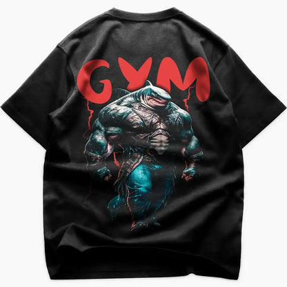 Koszulka Unisex Oversize Gym Sharkk