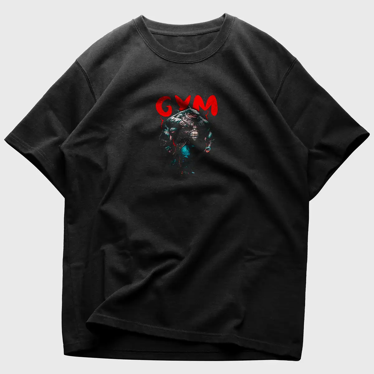 Koszulka Unisex Oversize Gym Sharkk