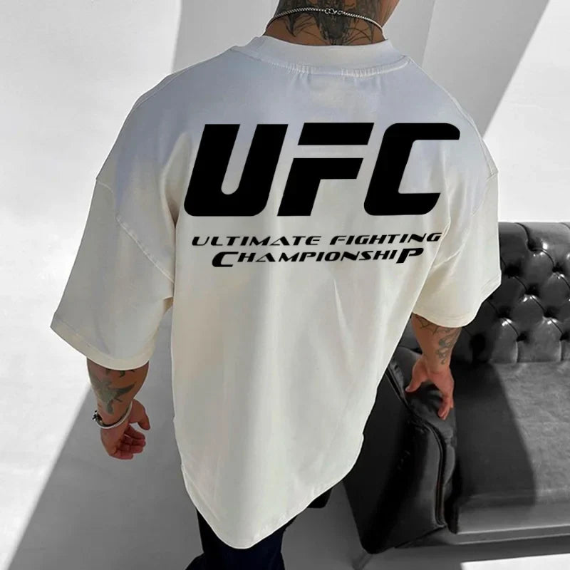 T-shirt unisex oversize UFC wh 2