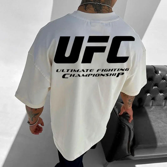 T-shirt unisex oversize UFC wh 2