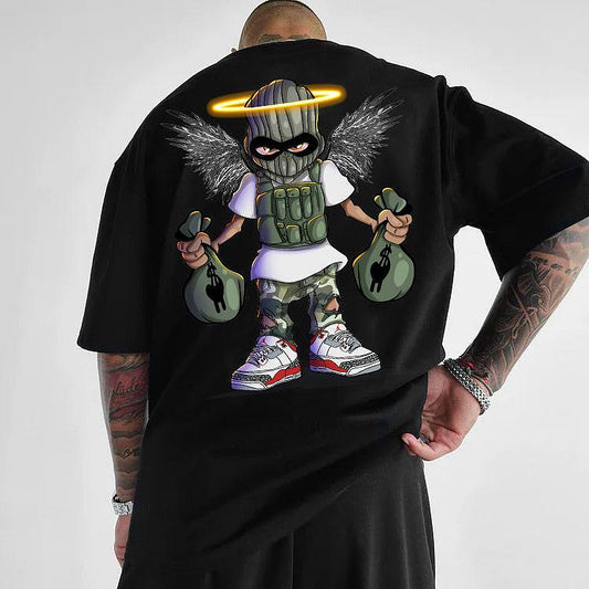 Koszulka Unisex Oversize Gangsta Cash