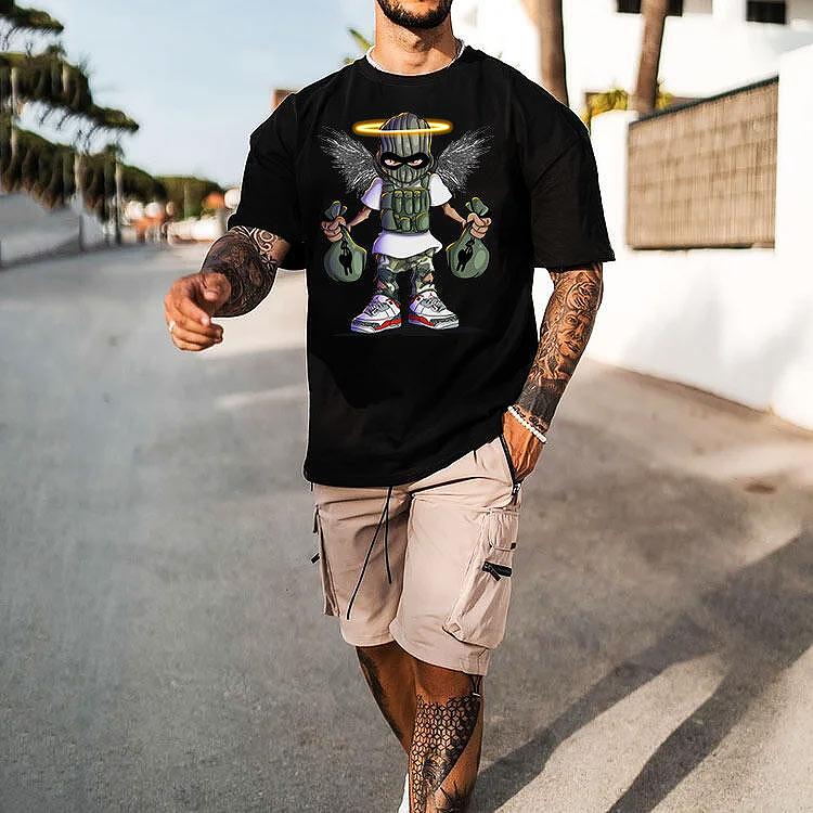 Koszulka Unisex Oversize Gangsta Cash