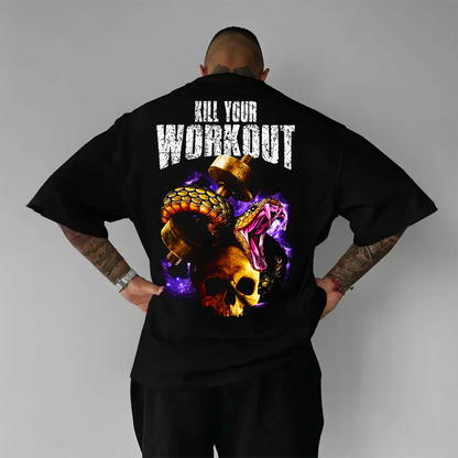 Koszulka Unisex Oversized Kill Your Workout