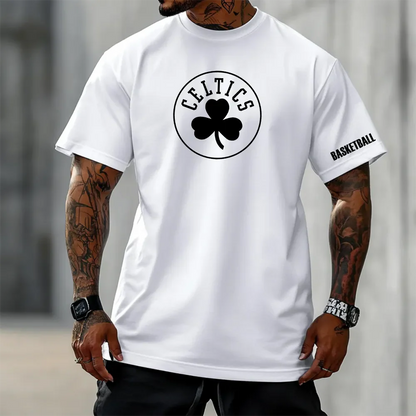 Koszulka Unisex Oversized Boston B/W wh