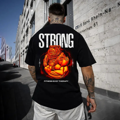 Koszulka Unisex Oversized Strong Bear