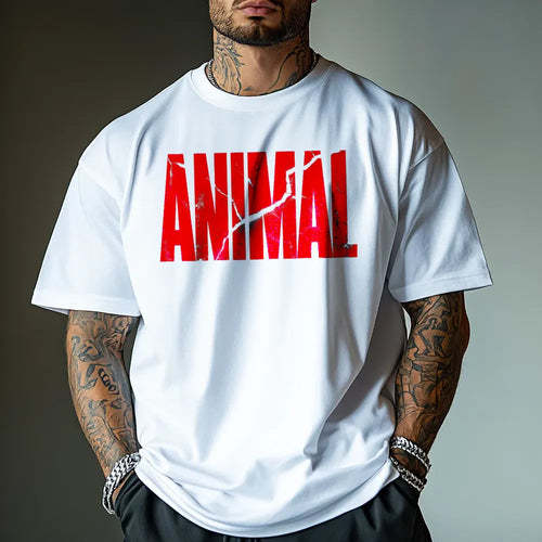 Koszulka Unisex Oversized Animal R wh