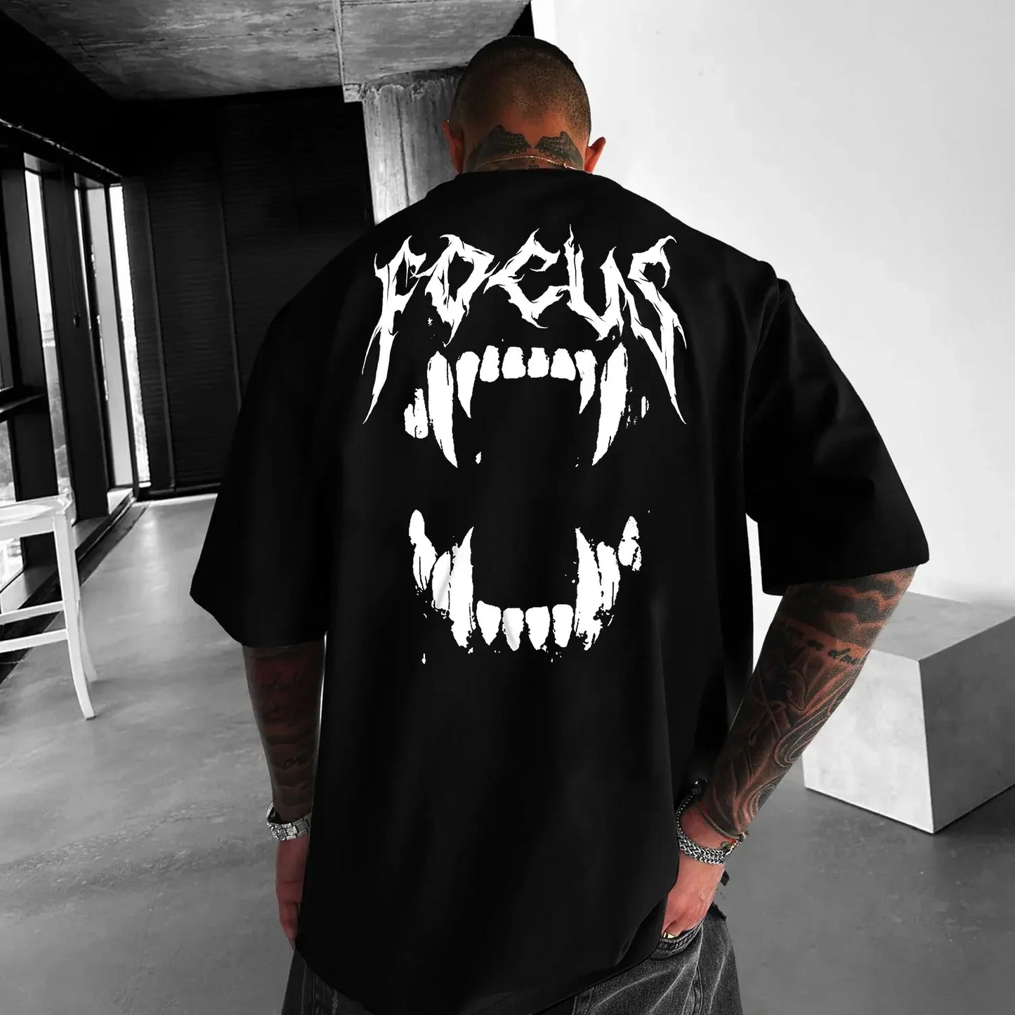 T-shirt Unisex Oversized Focus