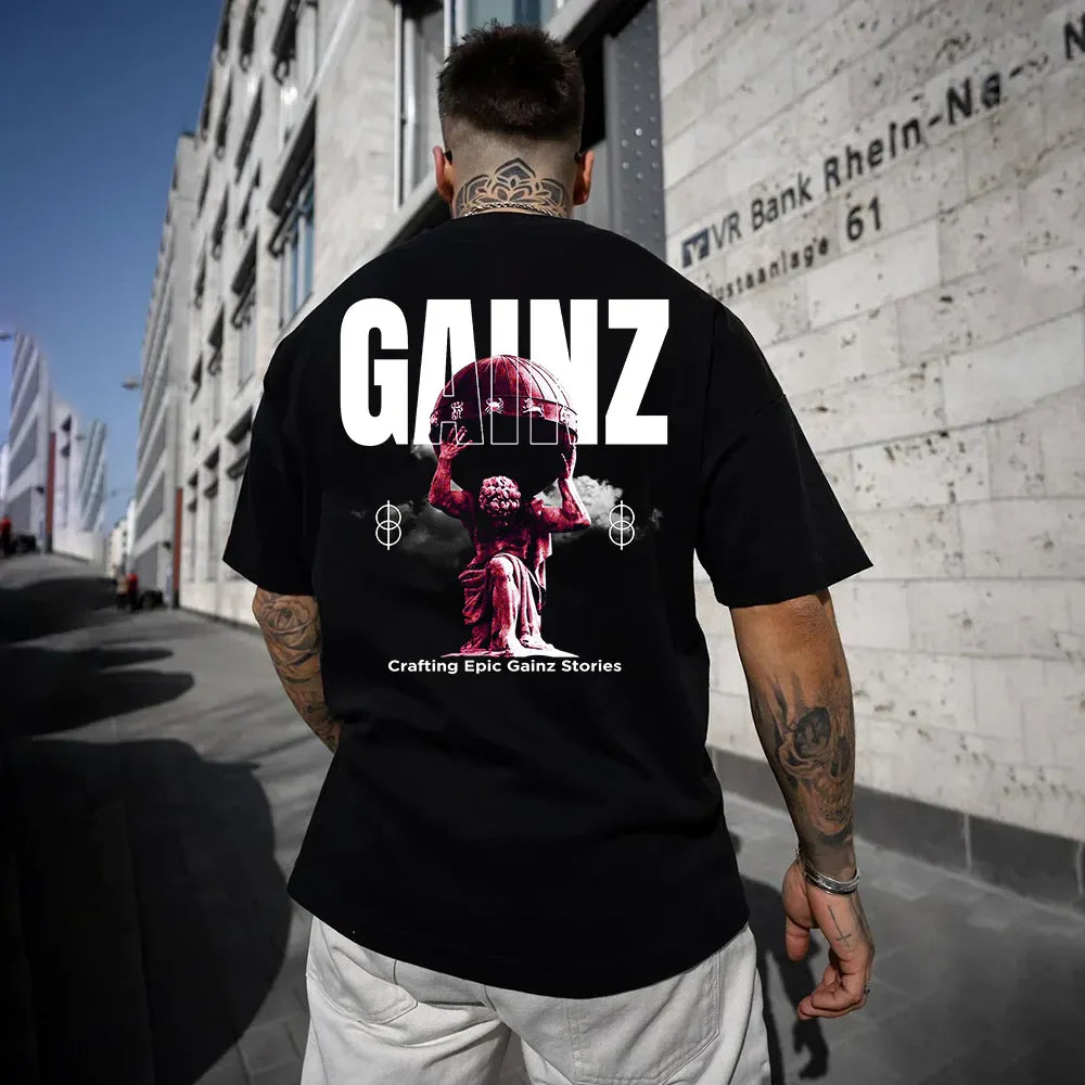 Koszulka Unisex Oversized Gainz