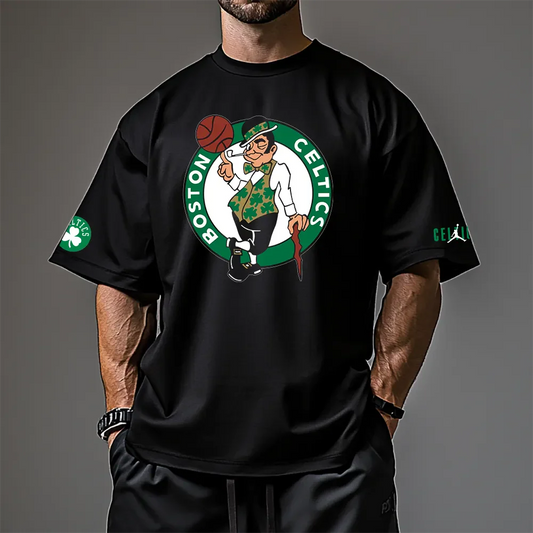 Koszulka Unisex Oversized Boston Logo